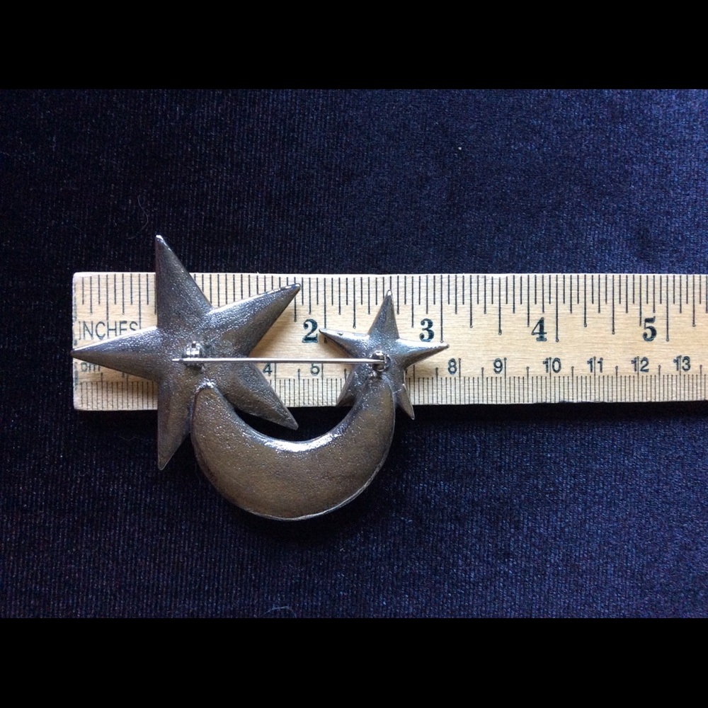 Celestial Rhinestone Brooch.🌟💫 - Picture 5 of 13